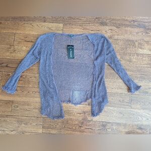 NWT Cahaya By Tamami Handcrafted Knit Summer Sweater Shawl One Size